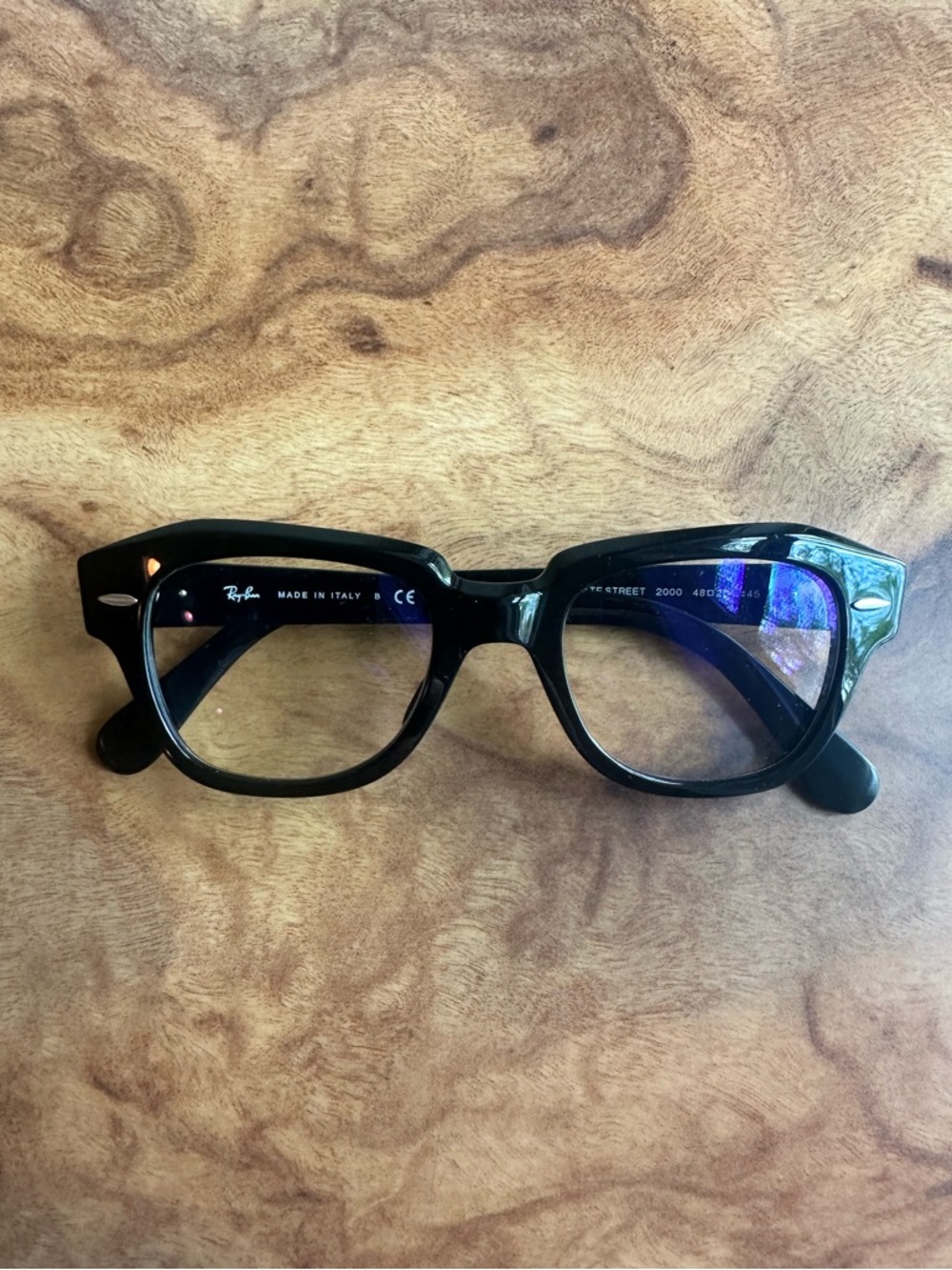 Ray-Ban Black Square Frame Sunglasses - Picture 2 of 6